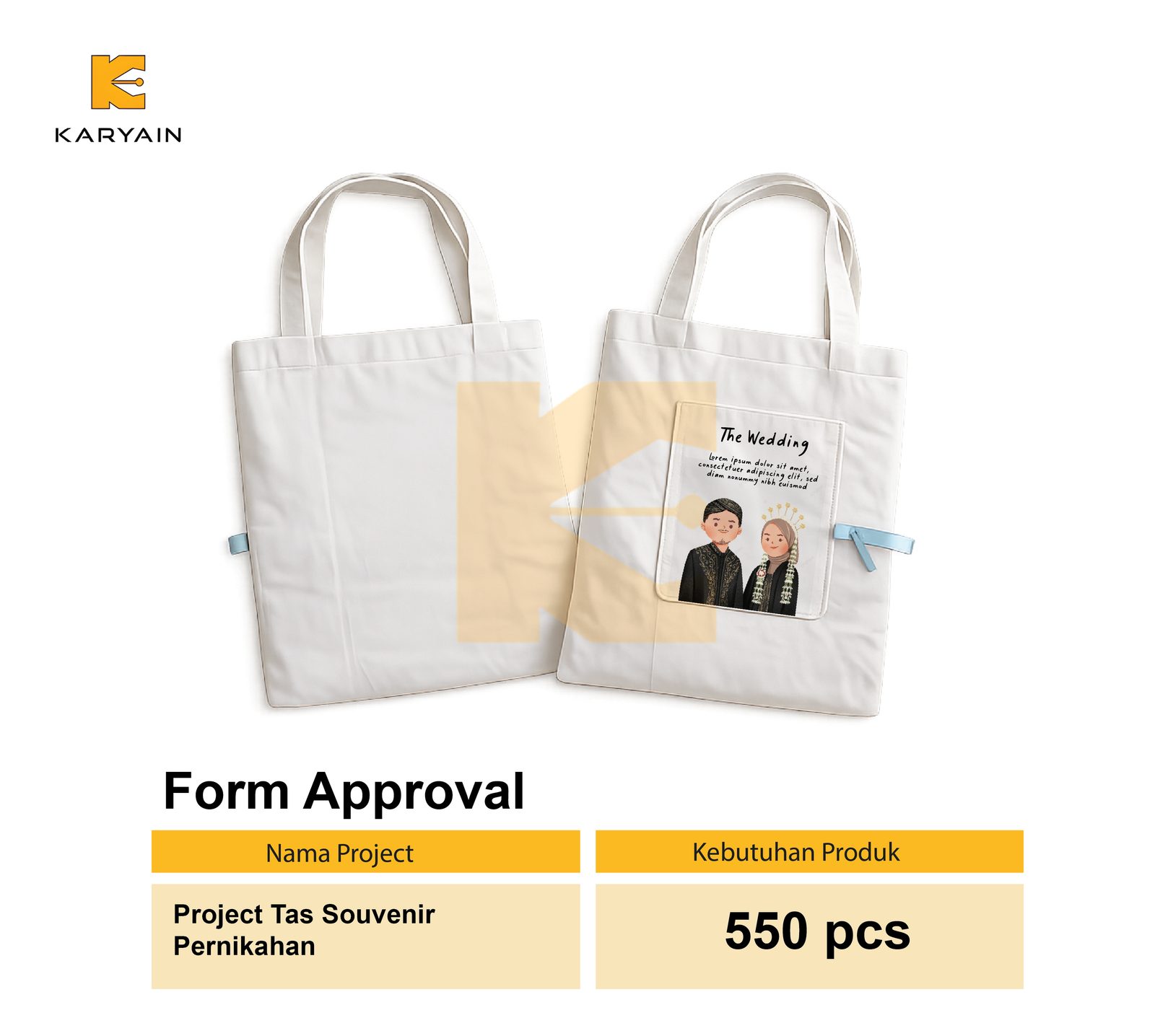 Project Tas Souvenir Pernikahan