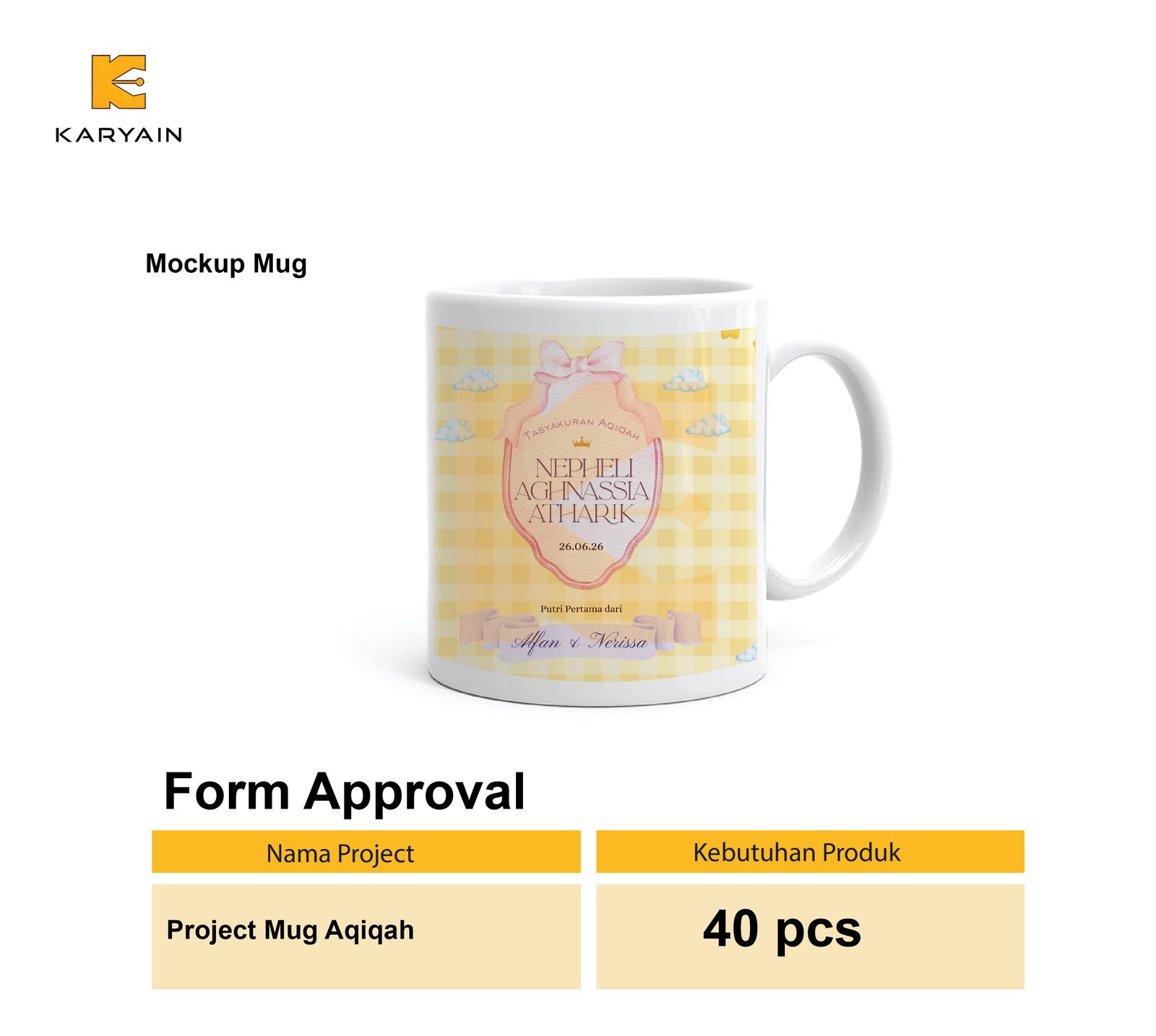 Project Mug Aqiqah